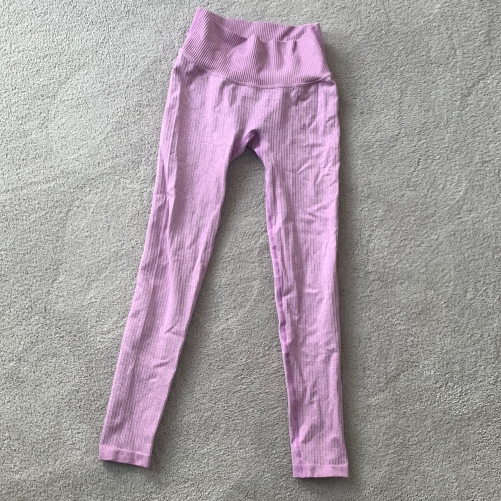 Pink athletic leggings